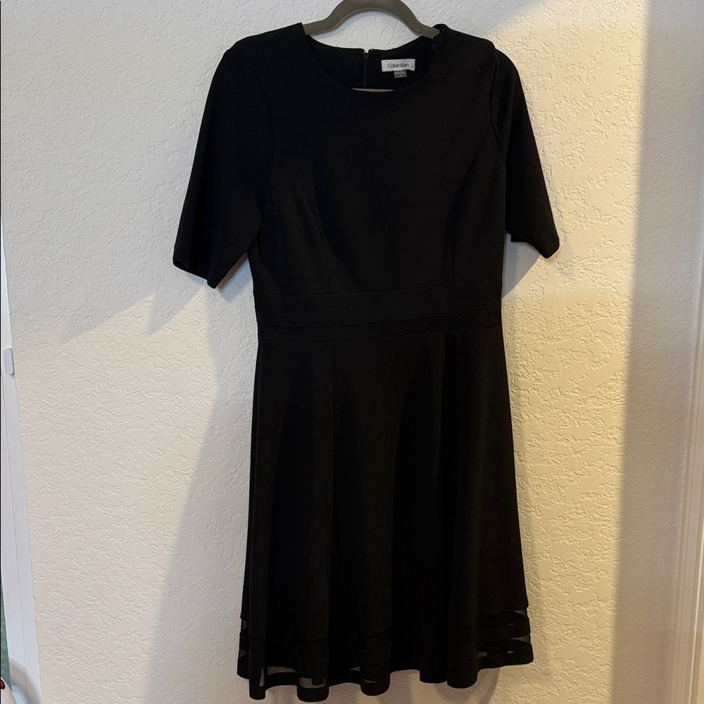 Calvin Klein Classic Black Midi Dress